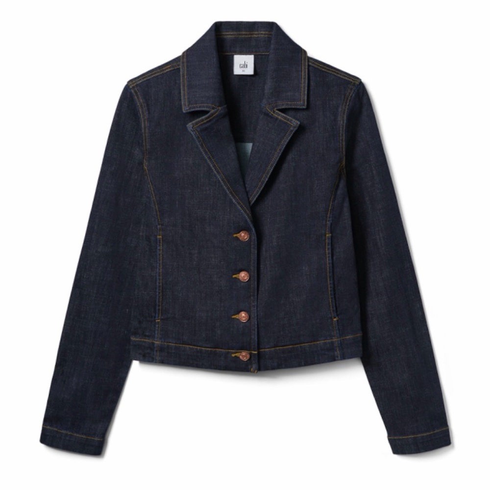 CAbi Women's Dark Indigo Jean Jacket